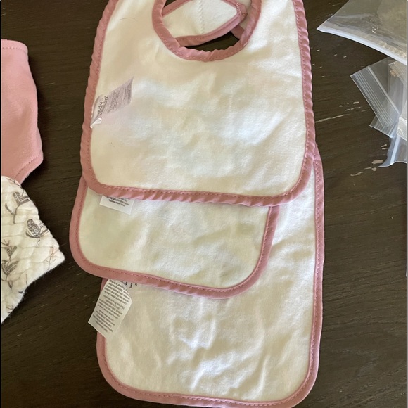 2/$10 Baby Girl Bib Bundle (7 Bibs) - Picture 10 of 13